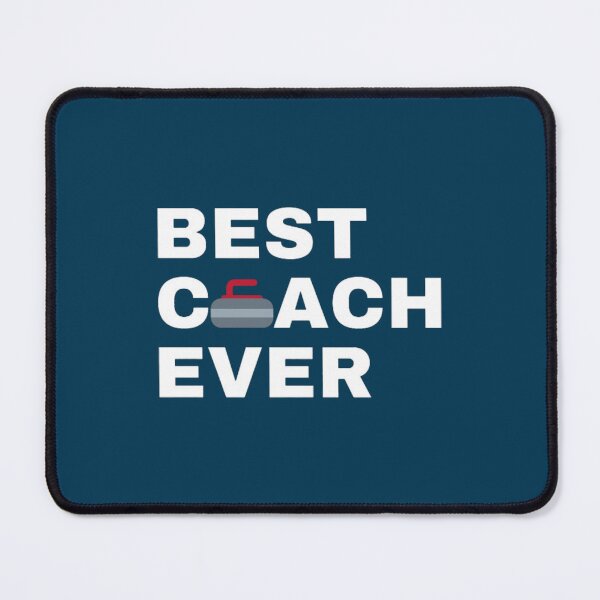 Item preview, Best Coach Ever Curling - White designed and sold by dereckgoodwi.