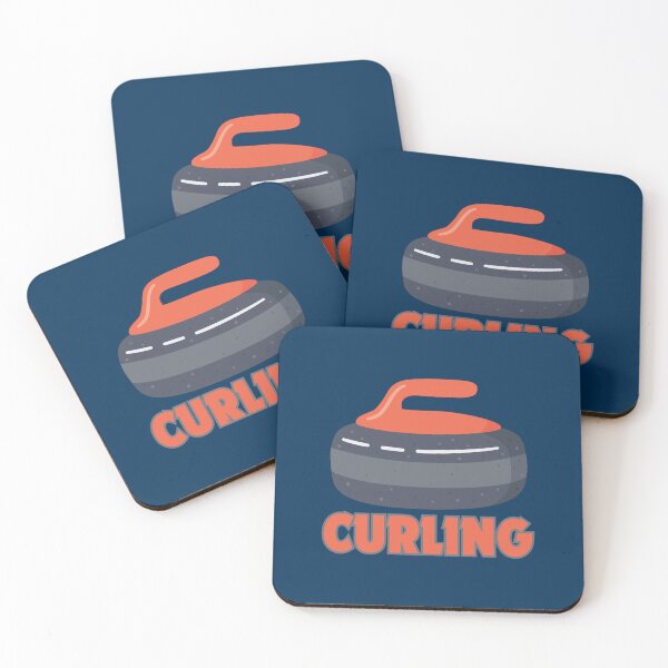 Item preview, Curler sliding Curling Funny Retro Curling Sport Player designed and sold by dereckgoodwi.