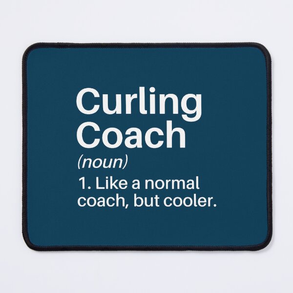 Item preview, Curling Coach Funny Definition Curling Coach Gift - Curling Player designed and sold by dereckgoodwi.