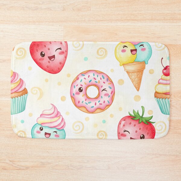 Item preview, Funny Coffee Watercolor Pattern – Cute Smiling Cups & Caffeine Quotes Design designed and sold by skysshobu.
