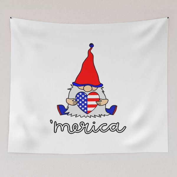 Artikelvorschau, Gnome Merica entworfen und verkauft von DeBenedetto Digital Designs.