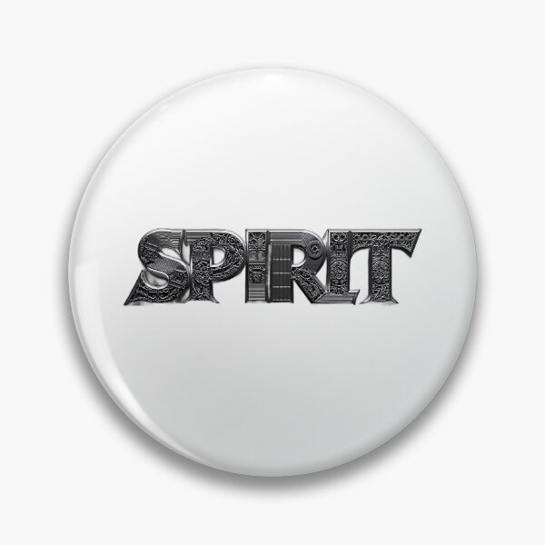 Item preview, SPIRIT — Metallic Engraved 3D Typography on Black designed and sold by Pjotre7.