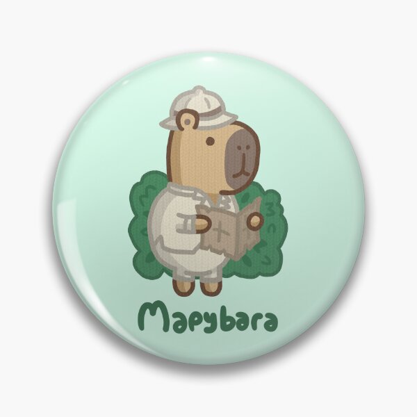 Item preview, Mapybara (with text) designed and sold by CamelCactus.