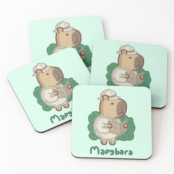 Item preview, Mapybara (with text) designed and sold by CamelCactus.