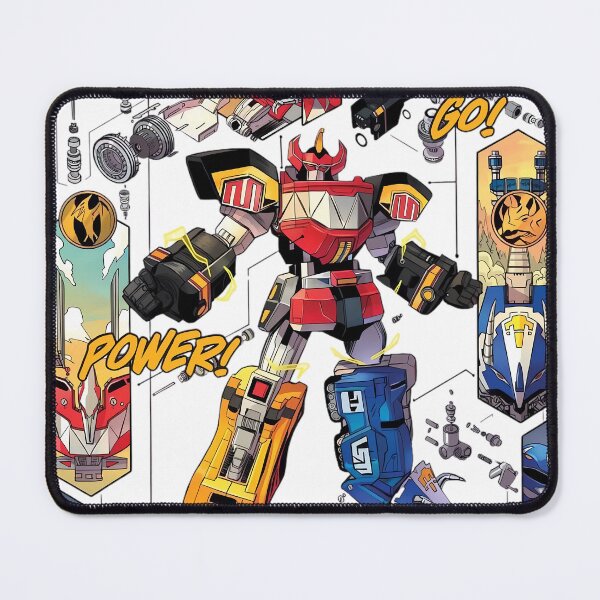 Item preview, Epic Robot Warrior Assembly | Action-Packed Mecha Comic Art designed and sold by Artistic canvas store.