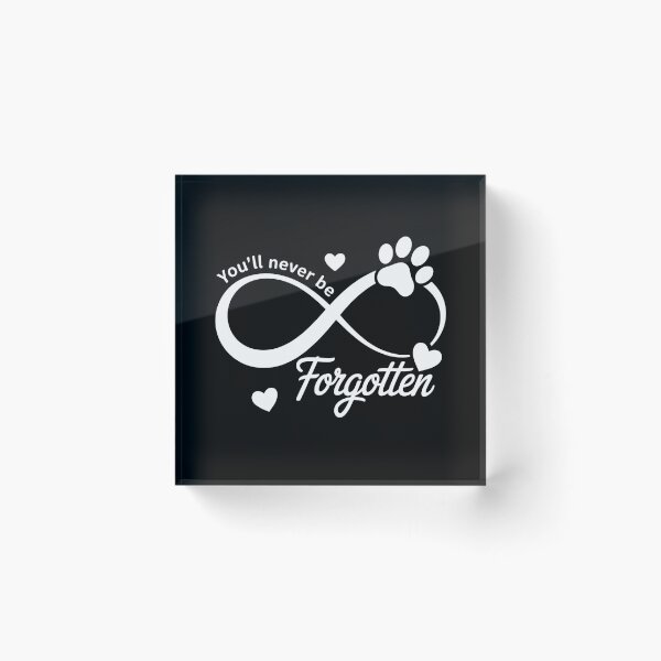 Item preview, Dog Memorial - You'll Never Be Forgotten designed and sold by theartfulaspie.