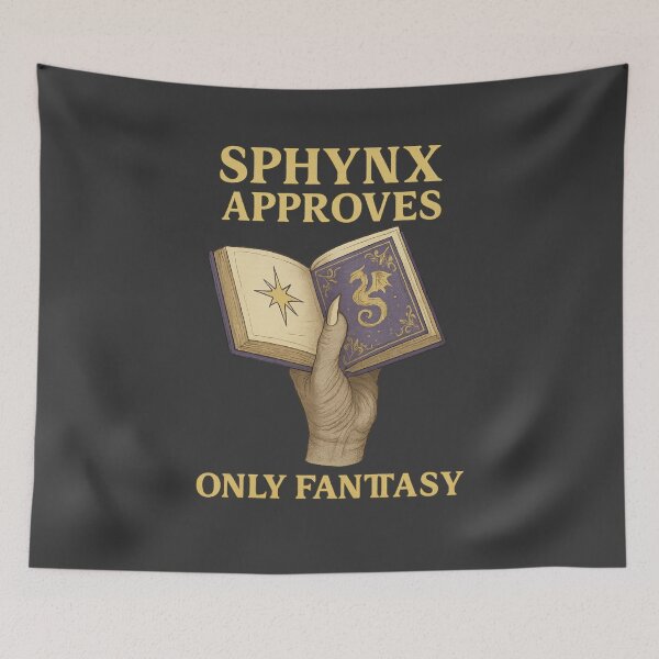 Item preview, Sphynx Cat Paw with Fantasy Book – Shirt Design designed and sold by AdelStore.