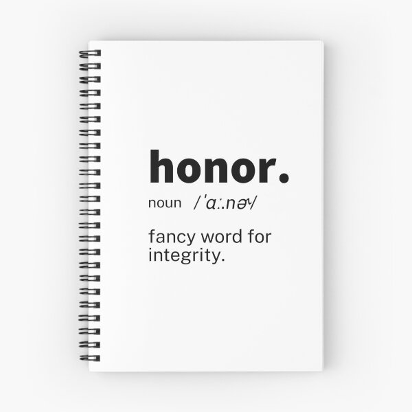 Item preview, Honor Definition Inspirational designed and sold by IronWords.