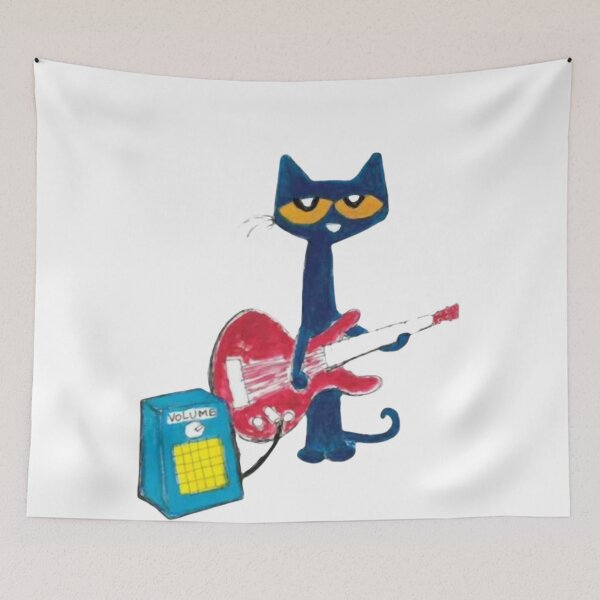 Item preview, cat playing guitar design Classic T-Shirt designed and sold by juliett3dana.