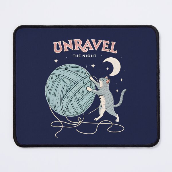 Item preview, Unravel the Night – Surreal Cat & Moon Vintage Art designed and sold by Artiviose.