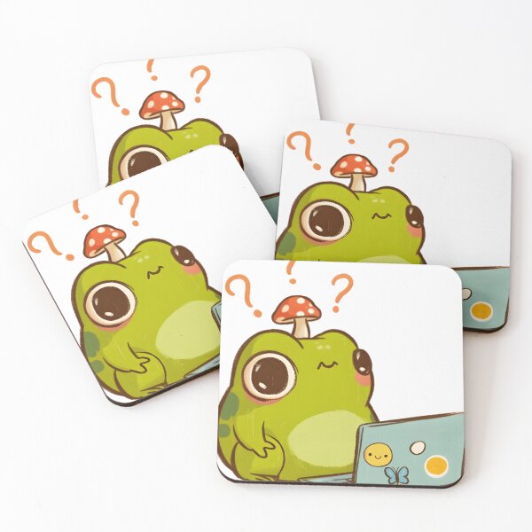 Item preview, adorable frog cartoon fun style designed and sold by Stego-Drake.