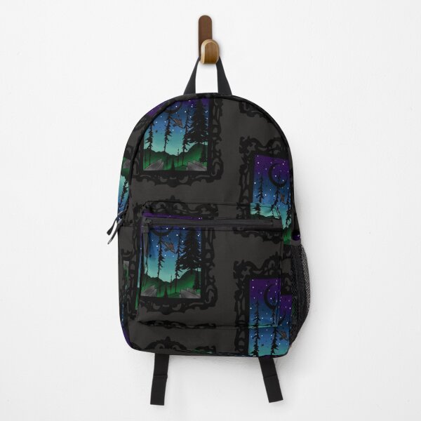 Item preview, Mothman Night Sky – Cryptid Forest Art Print designed and sold by LeeAnnaRose96.