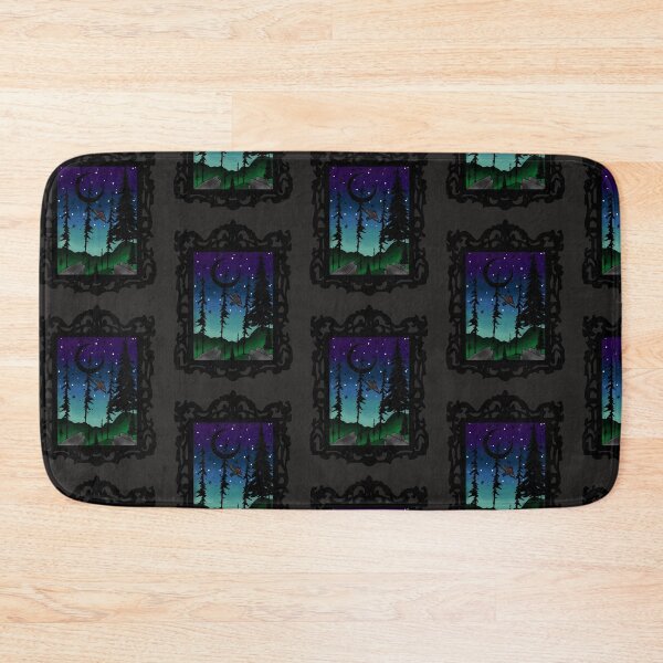 Item preview, Mothman Night Sky – Cryptid Forest Art Print designed and sold by LeeAnnaRose96.