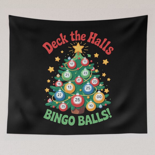 Item preview, Bingo Christmas Tree Xmas Party designed and sold by savrmiller.