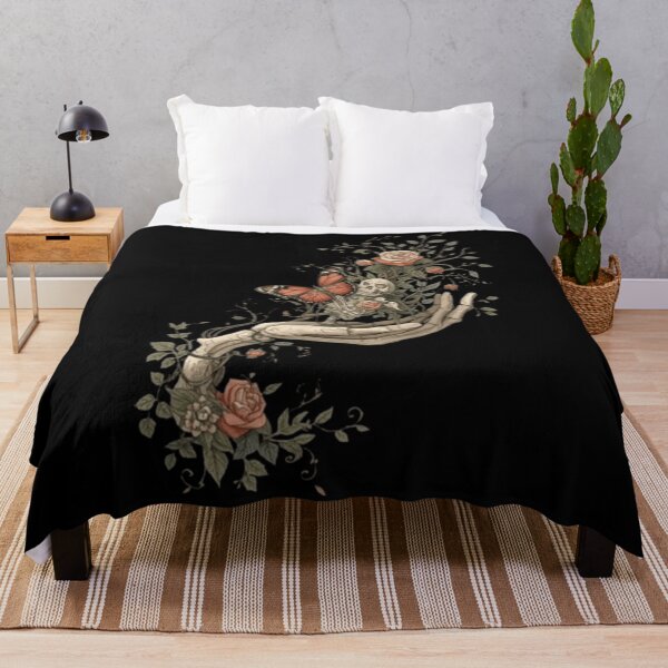 Item preview, Skeleton Hand Blending into Roses designed and sold by ZZEE--Lifestyle.