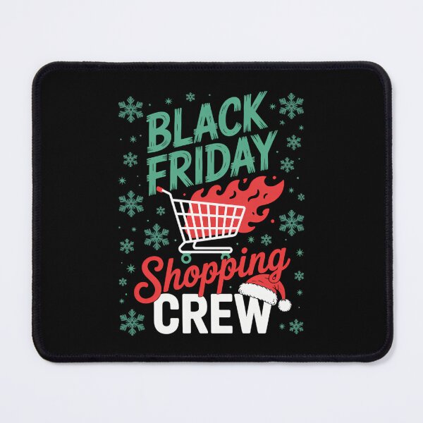 Item preview, Black Friday Shopping Crew Christmas Black Shopping Family designed and sold by savrmiller.