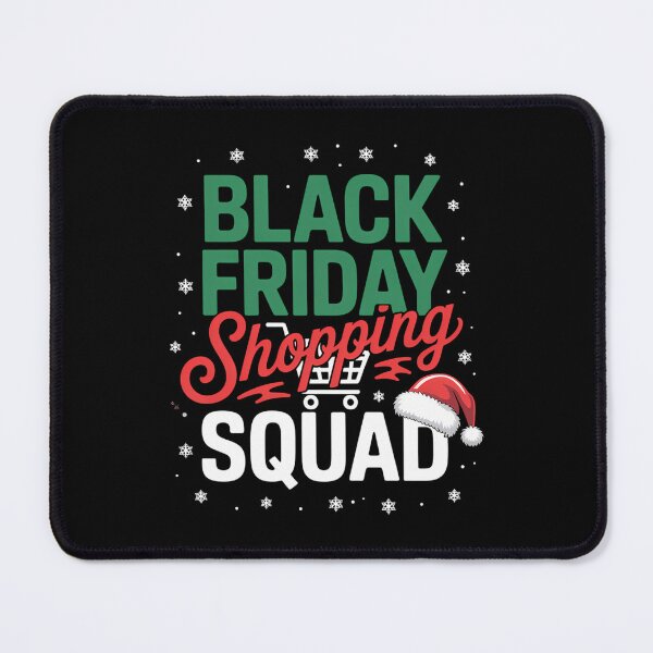 Item preview, Black Friday Shopping Squad Christmas Black Shopping Family designed and sold by savrmiller.