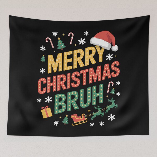 Item preview, Bruh Christmas Bruh Merry Christmas designed and sold by savrmiller.