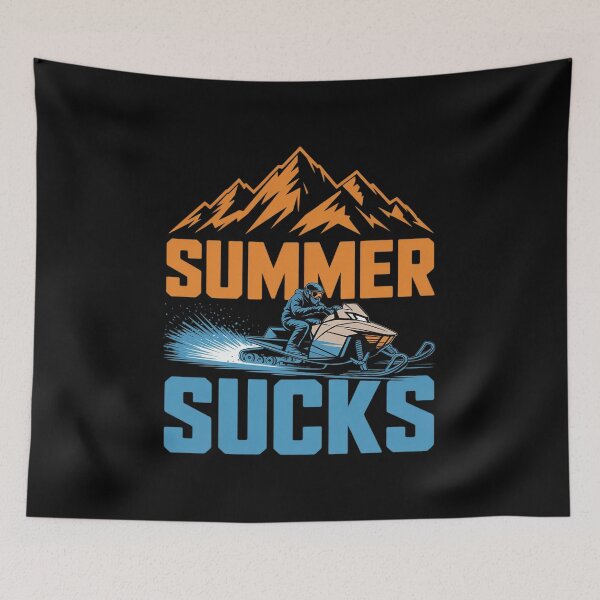 Item preview, Snowmobile Sled Winter Sport Summer Sucks Snowmobiling designed and sold by HaileyRobel.