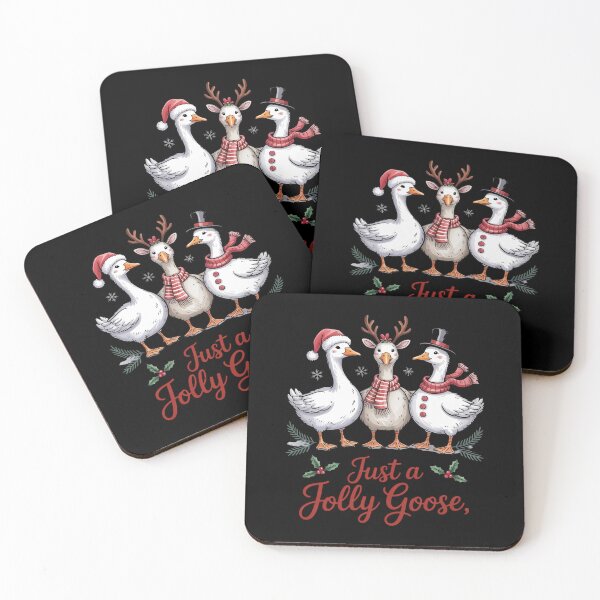 Item preview, Retro Just A Jolly Goose  Christmas Goose designed and sold by DrewLeuschke.