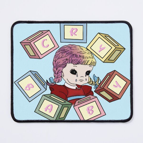 Item preview, Cry Baby – Retro Doll Pop Art designed and sold by LeeAnnaRose96.