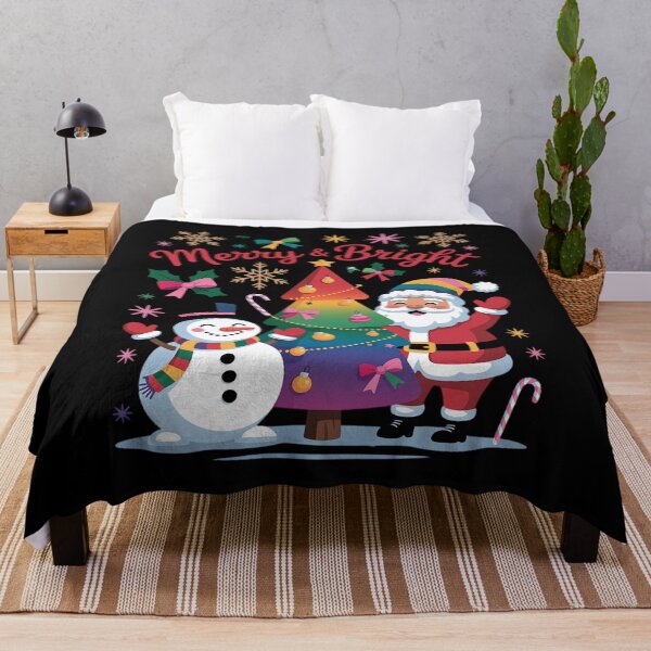 Item preview, Rainbow Christmas Png, Colorful Christmas Sublimation, Santa Snowman Tree designed and sold by MinaReinger.