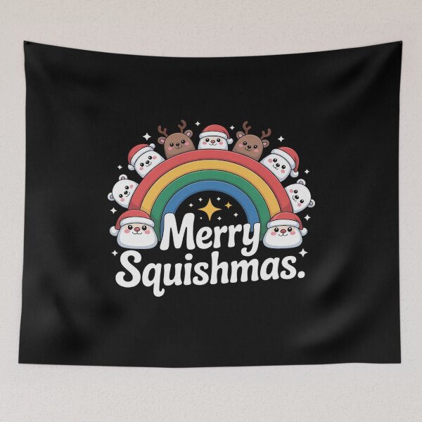 Item preview, Rainbow Merry Squishmas Christmas Party Xmas designed and sold by RayArmstrong.