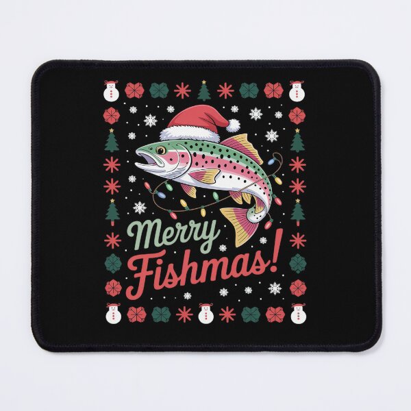 Item preview, Rainbow Trout Fish Lover Santa Ugly Rainbow Trout Christmas designed and sold by RansomFlatley.