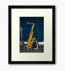 The Sax Framed Print