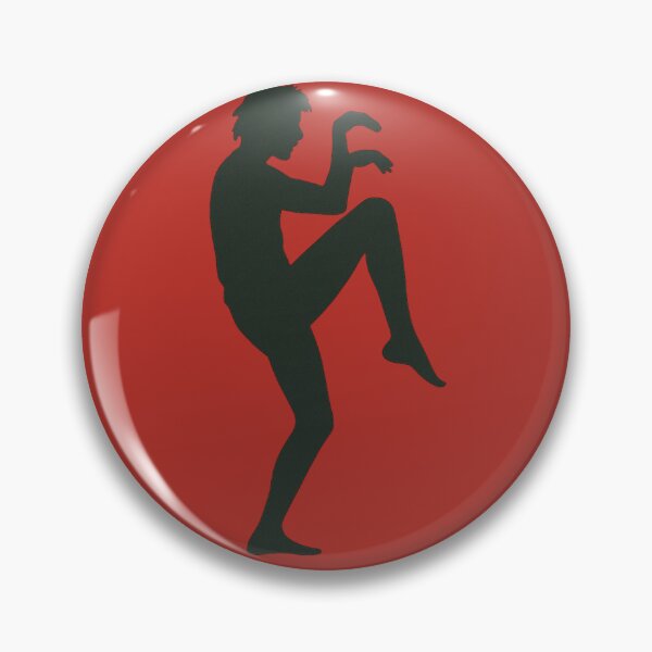 Item preview, Karate Kid Crane Kick Silhouette – Classic Martial Arts Movie Design designed and sold by BackstopAndCo.