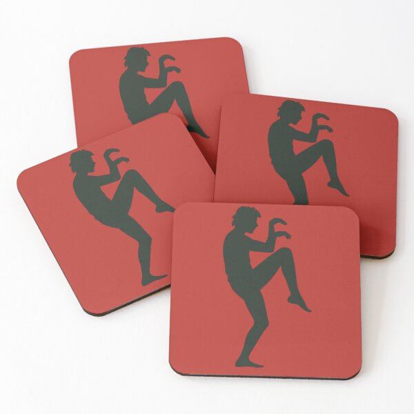 Item preview, Karate Kid Crane Kick Silhouette – Classic Martial Arts Movie Design designed and sold by BackstopAndCo.