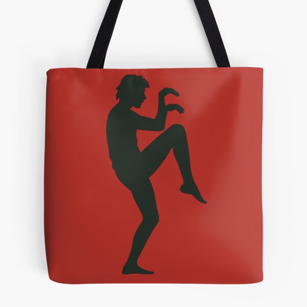 Item preview, Karate Kid Crane Kick Silhouette – Classic Martial Arts Movie Design designed and sold by BackstopAndCo.