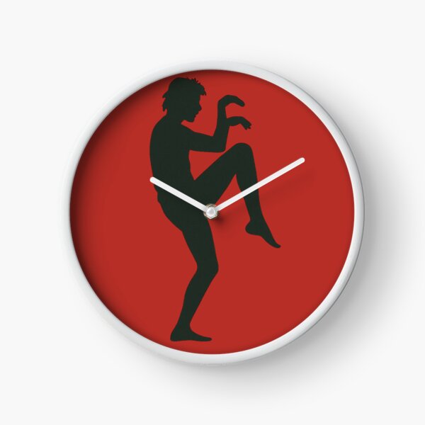 Item preview, Karate Kid Crane Kick Silhouette – Classic Martial Arts Movie Design designed and sold by BackstopAndCo.