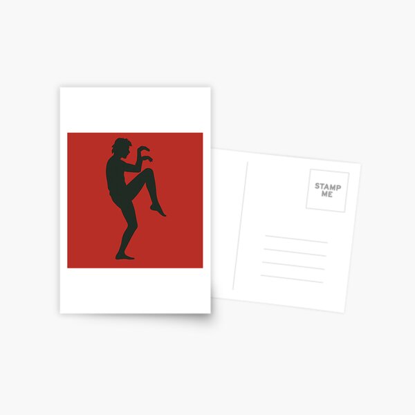 Item preview, Karate Kid Crane Kick Silhouette – Classic Martial Arts Movie Design designed and sold by BackstopAndCo.