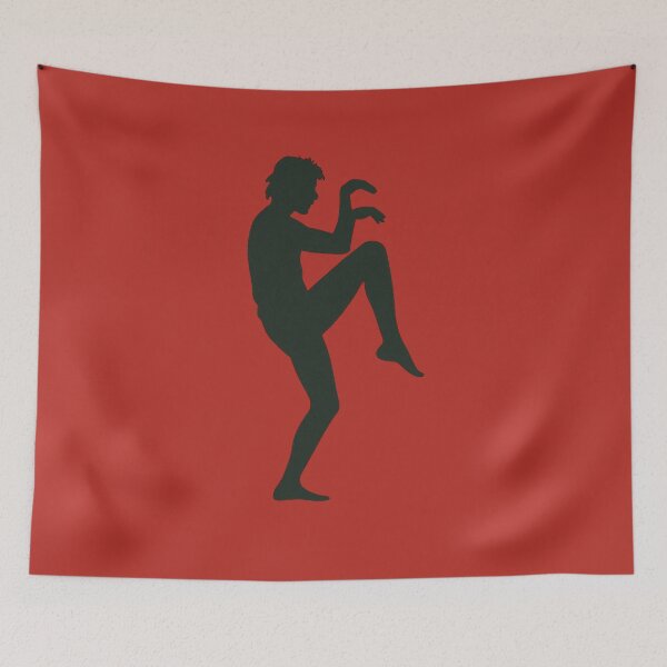 Item preview, Karate Kid Crane Kick Silhouette – Classic Martial Arts Movie Design designed and sold by BackstopAndCo.