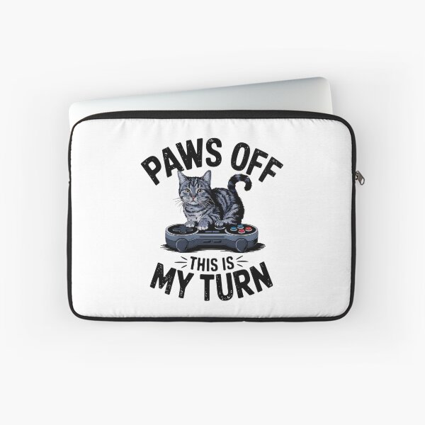 Item preview, Paws Off – Cat Gamer Controller Kitty designed and sold by Taans-Creation.