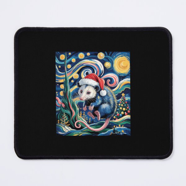Artikelvorschau, Weihnachten Opossum Santa Starry Night Urlaub entworfen und verkauft von aidenpier.