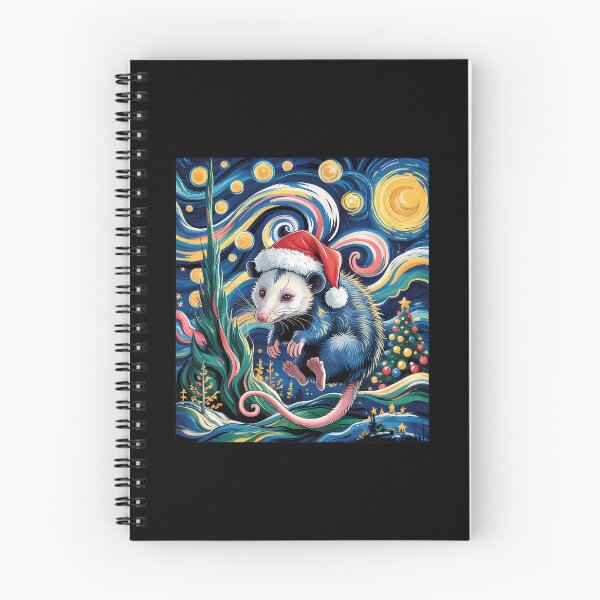 Item preview, Christmas Opossum Santa Starry Night Holiday designed and sold by aidenpier.