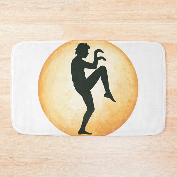 Item preview, Karate Kid Crane Kick Silhouette – Classic Martial Arts Movie Design designed and sold by BackstopAndCo.