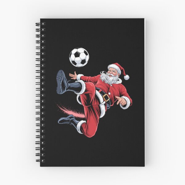 Item preview, Fútbol de Papá Noel navideño, patada de bicicleta, deportes navideños designed and sold by tearbytea.