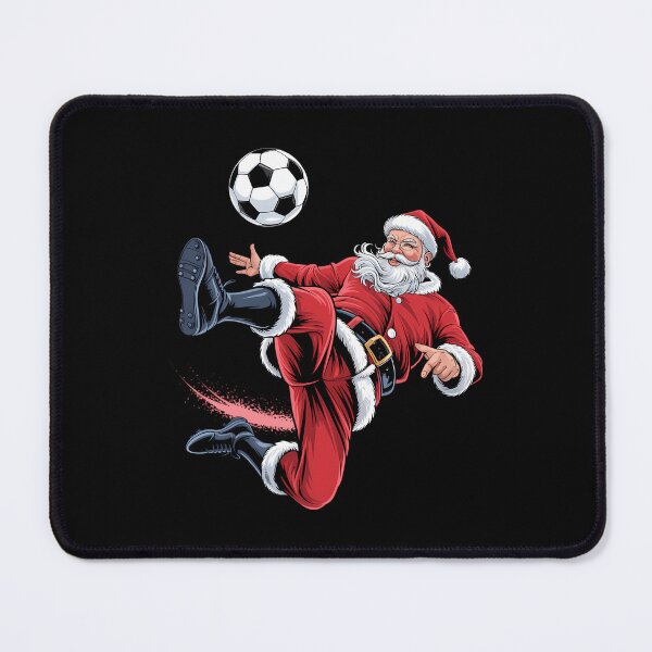 Item preview, Fútbol de Papá Noel navideño, patada de bicicleta, deportes navideños designed and sold by tearbytea.
