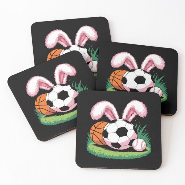 Item preview, Kids Easter Boys Baseball Basketball Soccer Bunnies Rabbit designed and sold by PunkNation-Arts.