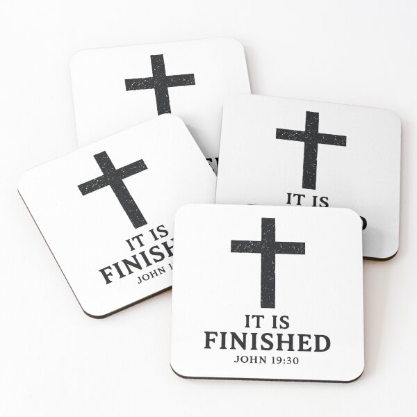 Item preview, It is finished John 19:30 Inspirational Religious Christian T-Shirt  designed and sold by Bee4Boy.