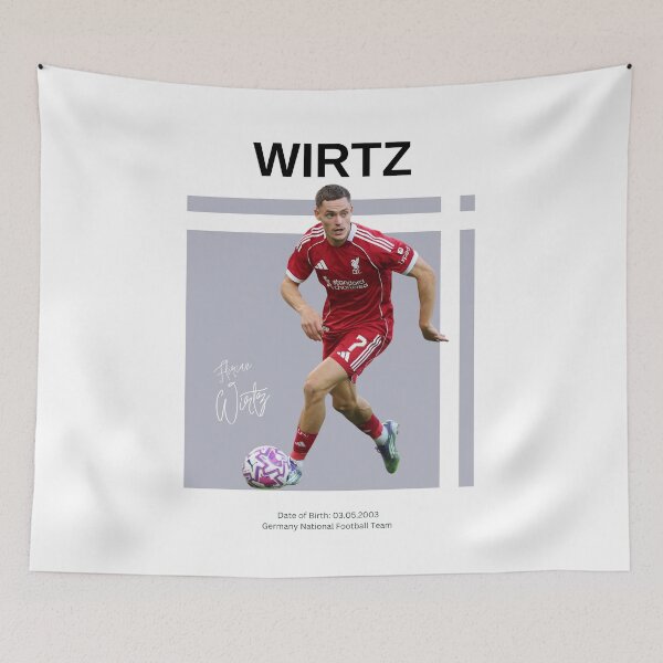 Item preview, Football Wall Art Inspired by Florian Wirtz | Soccer Player Poster | Motivational Sports Decor for Fans and Gift Idea designed and sold by shopcanva.
