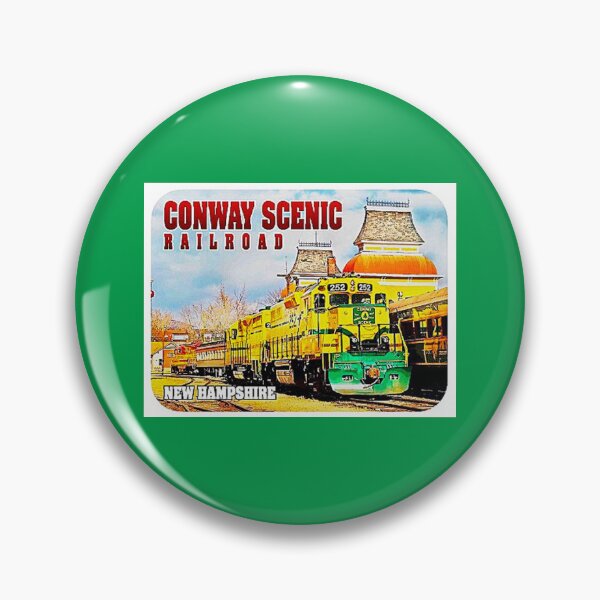 Item preview, Train logo, Conway Scenic Railroad est. 1974, Shelly's Train Store, Vintage, Classic, Archaic, Collectible Train Logos, Rail & Railroad Logos, train stickers, magnets, t-shirts, posters & more designed and sold by MoreEZUSA-Here.
