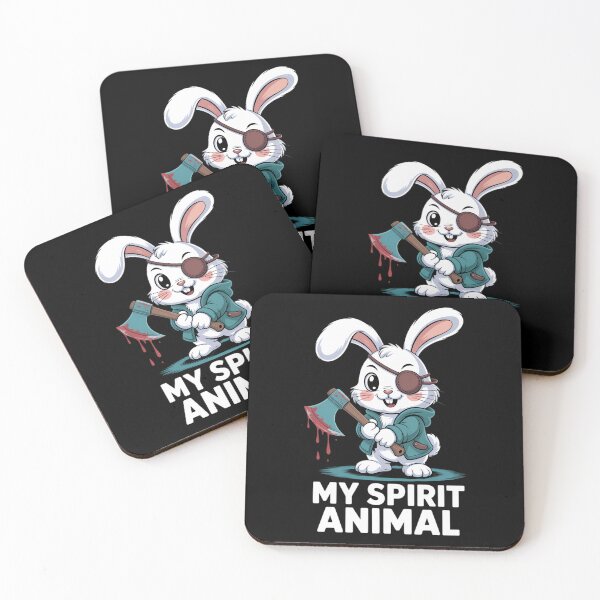 Item preview, Killer Bunny Is My Spirit Animal Halloween  designed and sold by PunkNation-Arts.