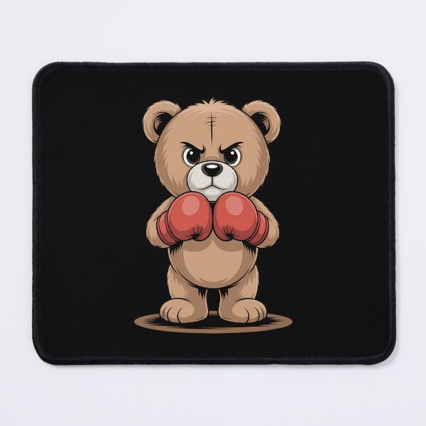 Item preview, Knockout Teddy Bear with Boxing Gloves for a Punchy Look designed and sold by PunkNation-Arts.