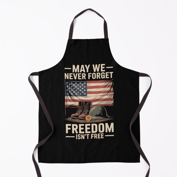 Item preview, May We Never Forget Freedom Isnt Free Veterans Day designed and sold by PunkNation-Arts.