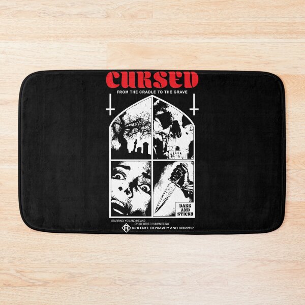 Item preview, Cursed Horror T-Shirt- Horror Slasher Metal Giallo Shirt Retro designed and sold by milliebeulah3y.