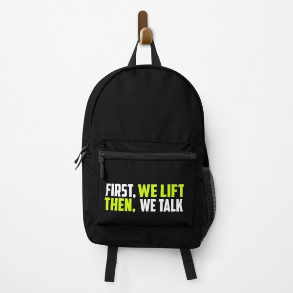 Item preview, First, We LIft. Then, We Talk. designed and sold by TheFineShirt.
